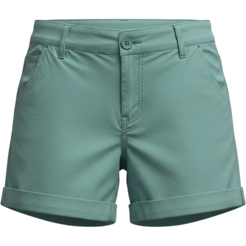Torrid Womens Sage Green Cuffed Chino Shorts Size 18 Stretch Cotton Twill Teal
